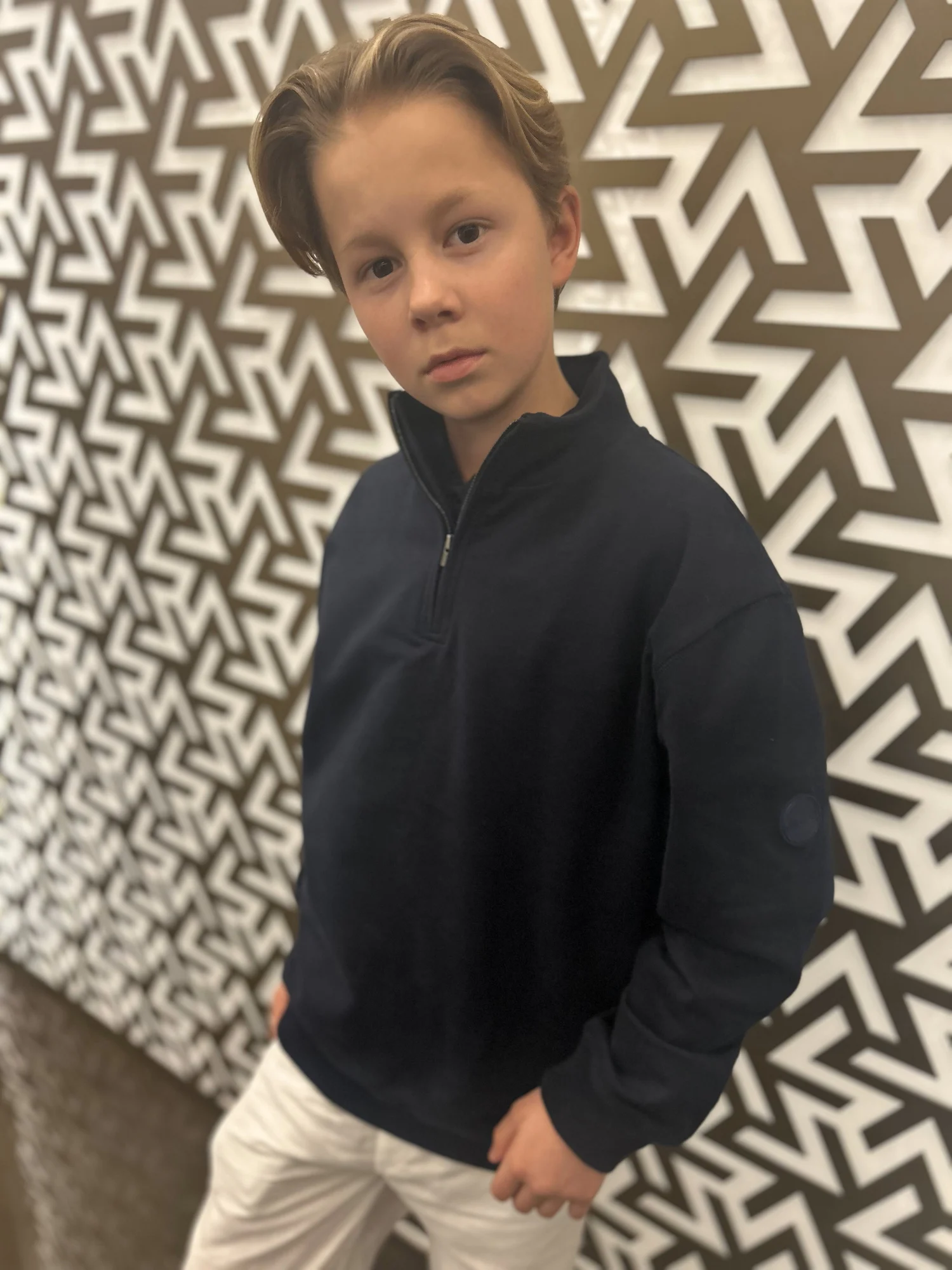 KIDS Isak halfzip