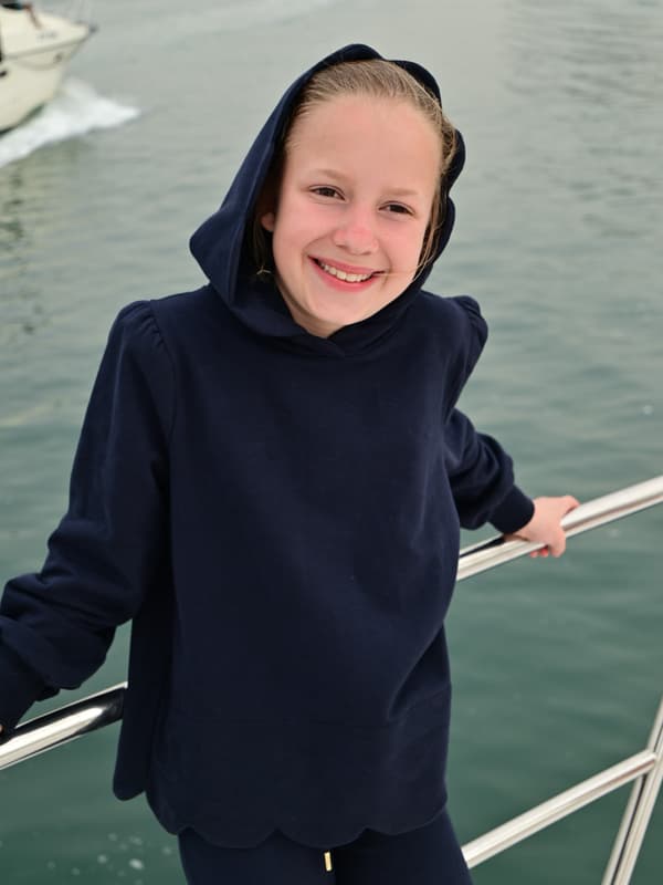 KIDS Tina scallop hoodie 2