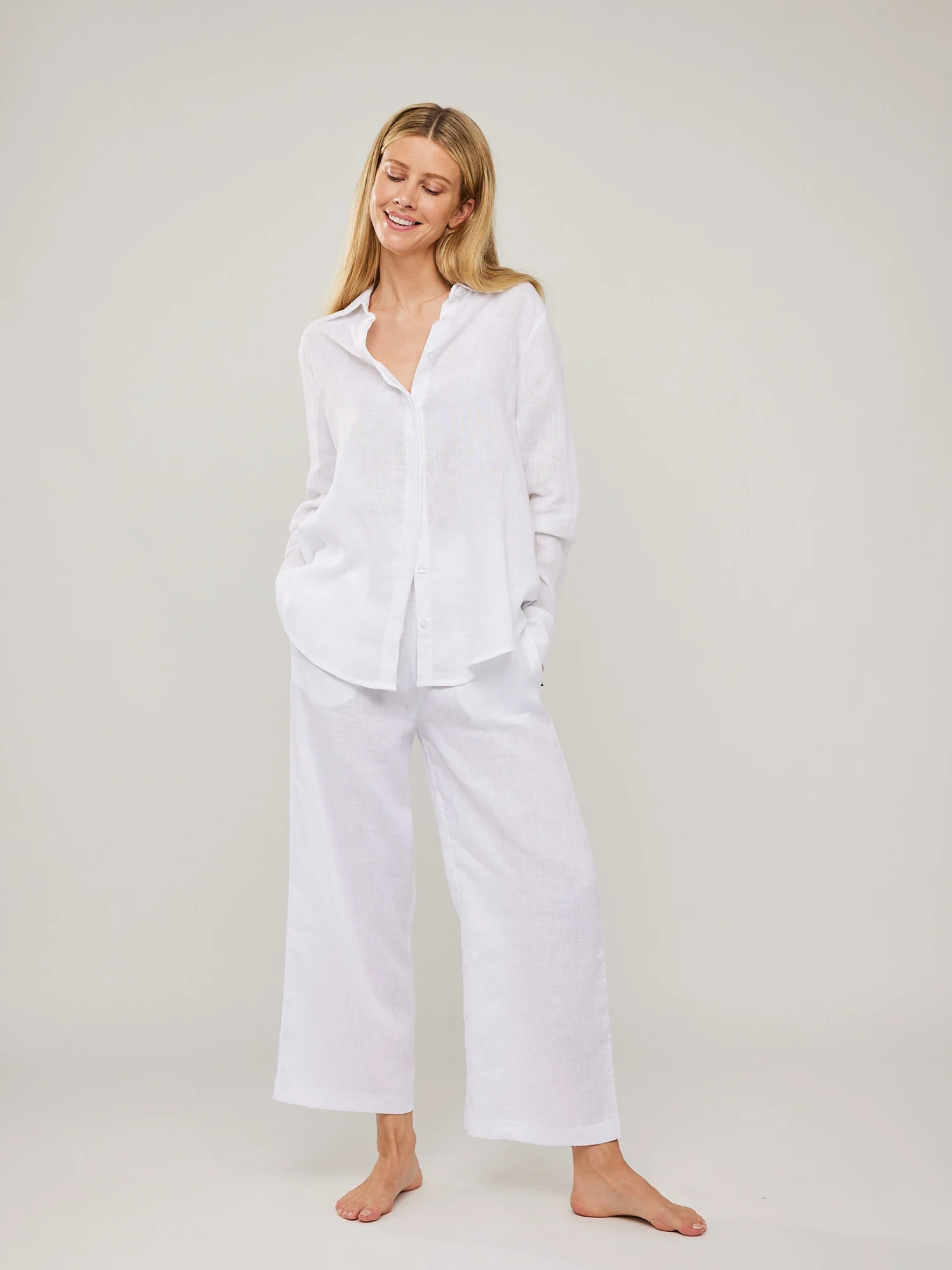 Zoe linen pants