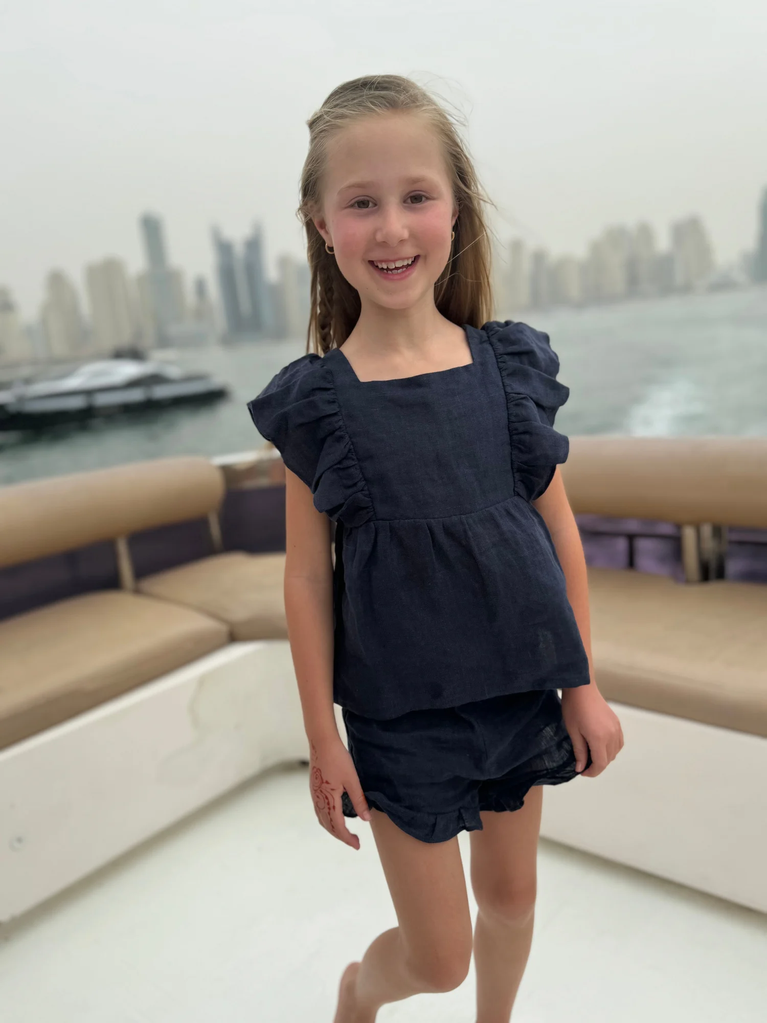 KIDS Penny linen top