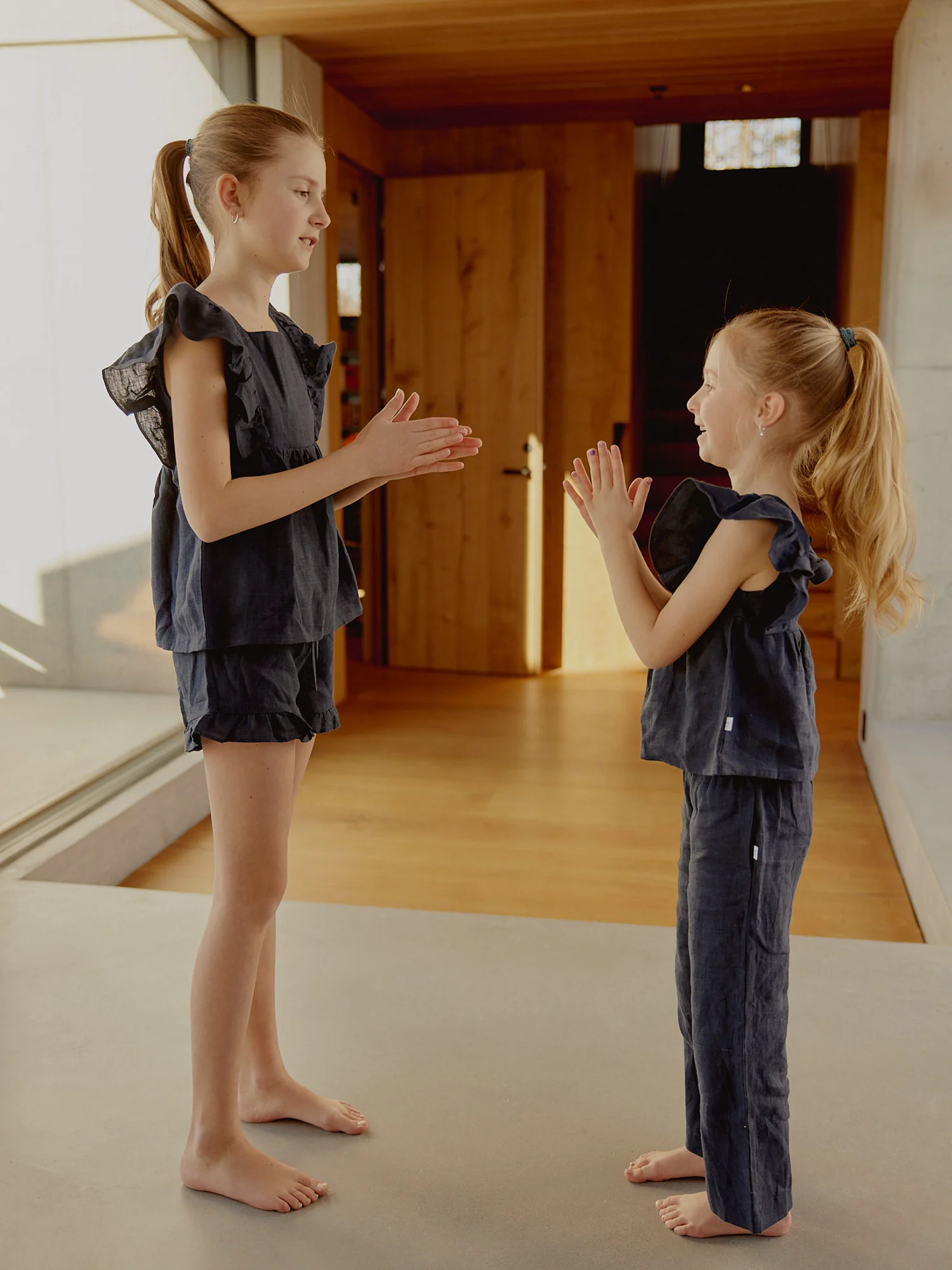 KIDS Penny linen top
