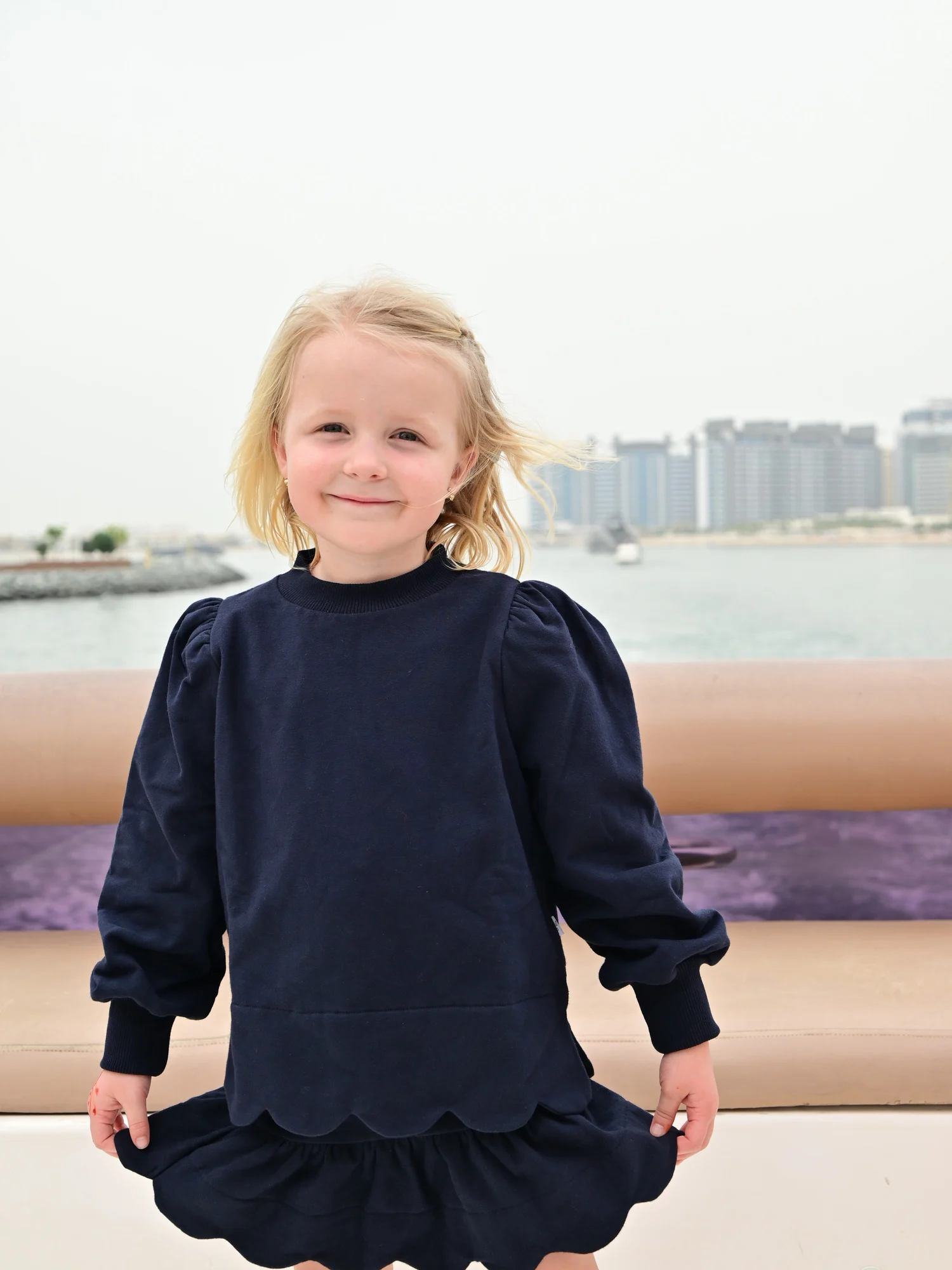 KIDS Ginger scallop skirt