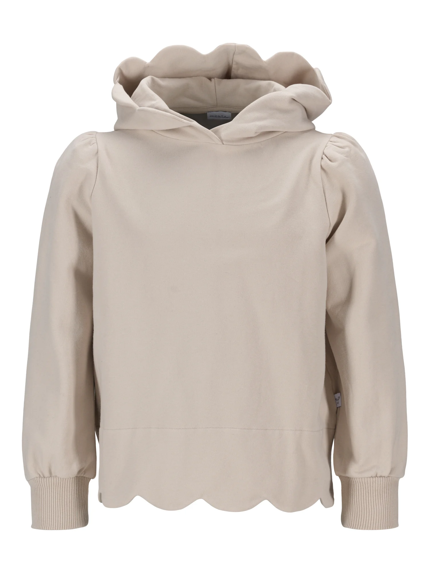 KIDS Tina scallop hoodie