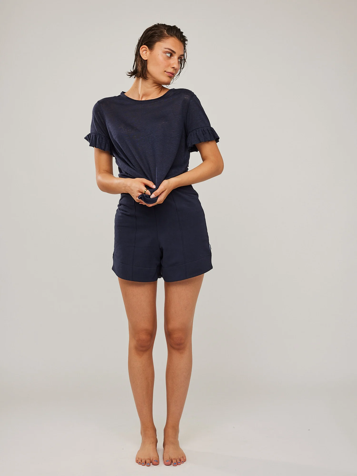 Lara linen tee
