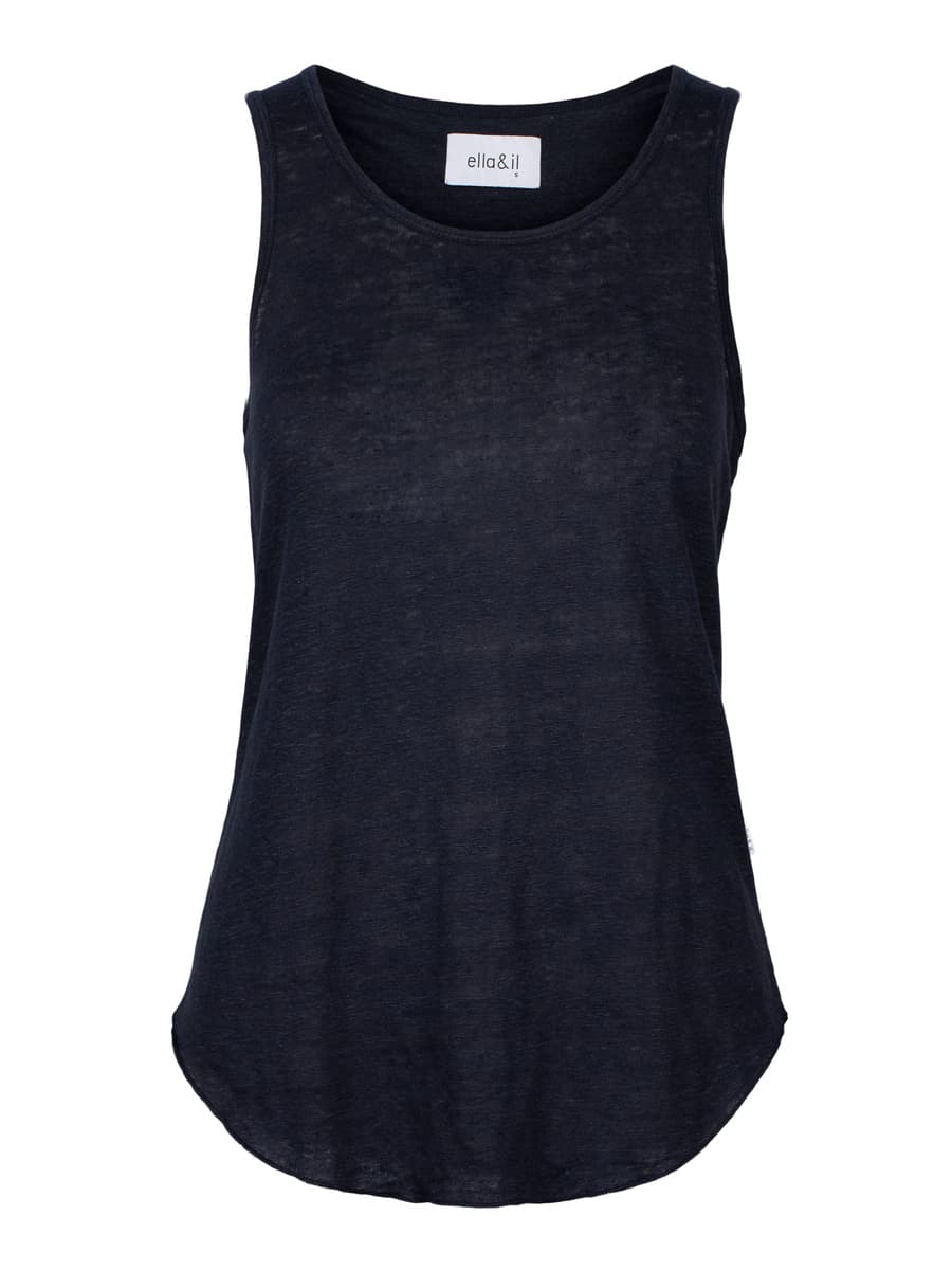 Rikke linen singlet