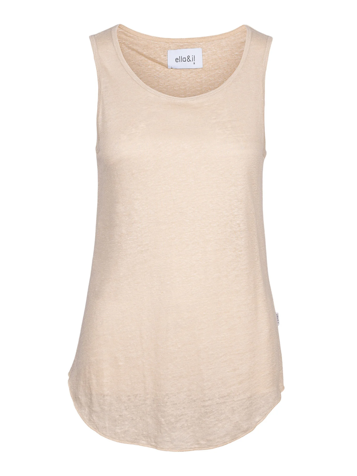 Rikke linen singlet