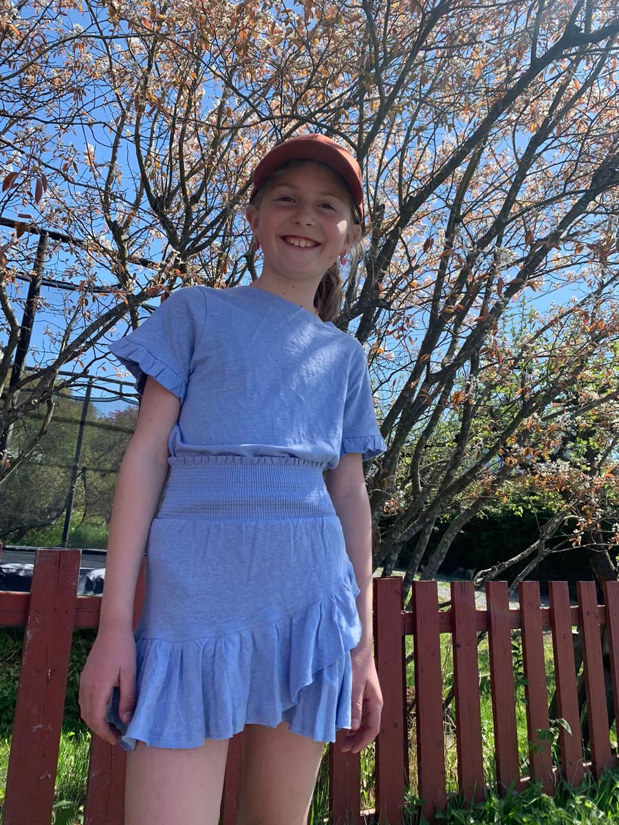 KIDS Lara linen tee